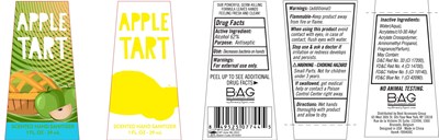 Image Description (Apple Tart Scented Hand Sanitizer 29 mL 62vv)